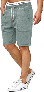 Caballero Stoufville Pantalones Cortos Chinos con 3 Bolsillos y cordón de 98 % algodón | Más Corto Pantalón Regular Fit Bermuda Stretch Men Pants Verano para Hombres