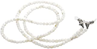 Cadena de Piedras Preciosas para Anteojos Collares Correas de Retención para Gafas Perlas Coral Amatista Ojo de Tigre Ágata Amazonita RC