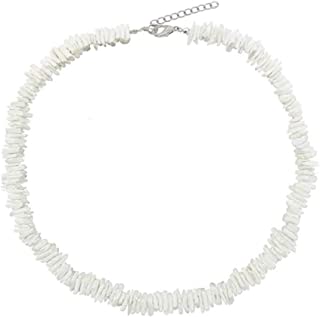 Natural Puka Chips Shell Collar Hawaii Seashell Gargantilla Collar Vocación de la joyería para Mujeres niñas