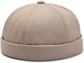 Gorros para Hombres y Mujeres, Gorros Ajustados de algodón y algodón, Gorros Rojos Rojos para jóvenes, Gorros Negros de Verano, Gorros Marineros