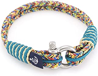 Pulseras Náuticas Pulseras Hechas a Mano de Cuerda de Navegación Náutica. Gran Variedad de Tamaños y Colores. Pulseras de Hilo para Hombres y Mujeres