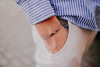 Pulsera para hombre surfista surfera brazalete Pulsera de amistad ajustable marinera fina