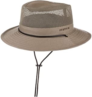 Sombrero Safari Takani Mujer/Hombre - de Trekking arbusto Malla con Tira para el mentón Verano/Invierno