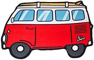 Balvi - Van Toalla de Playa o de Piscina. Diseño Retro y Original. Diseño de Furgoneta surfera.